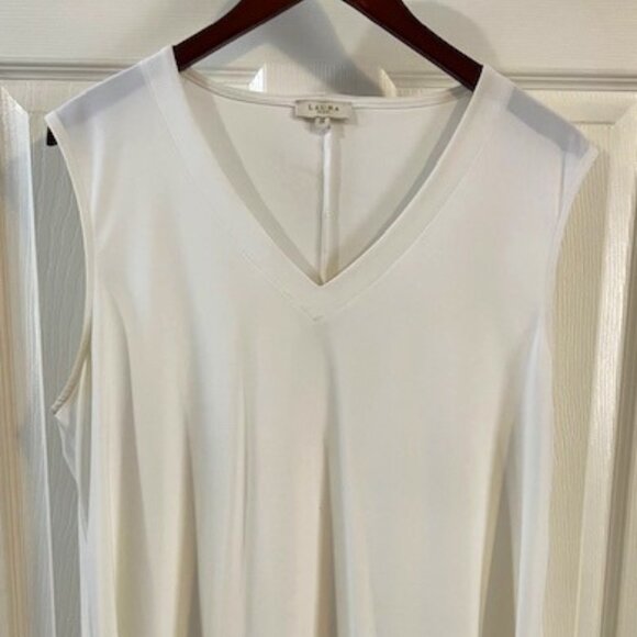 Laura Plus - Perfect Basic Shell / tank/ cami in White 2xl - Picture 1 of 4